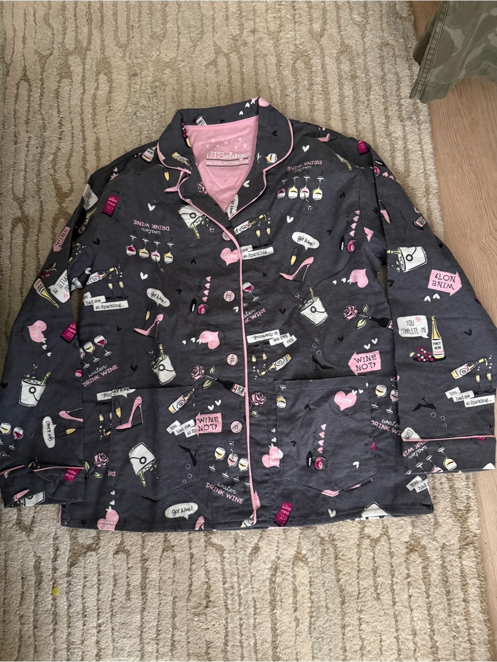 PJ Salvage Luxe  Brushed cotton pajamas